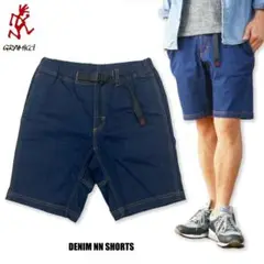 美品 Gramicci グラミチ ストレッチ デニム ナローショートパンツ M