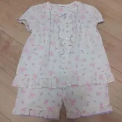 美品 サンリオ ボンボンリボン 120 かわいい半袖パジャマ