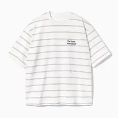 ENNOY PANEL BORDER S/S T-SHIRT WHITE