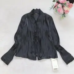 新品 イルサントル 長袖シャツ トップス ブラウス シンプル ベーシック M