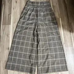 ワイドパンツ チェック柄 INGNI