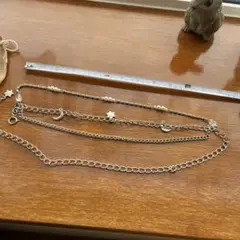 メッキ　ネックレス　春　お出かけ