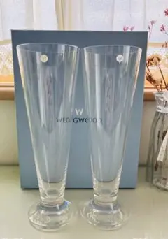 【新品未使用】WEDGWOOD ビアグラスペア