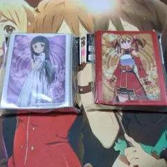 【新品未開封】ソードアート・オンライン　ユイ　シリカ　スリーブ　2点セット