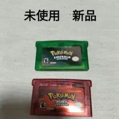 ゲームボーイアドバンスソフト　ポケモン　 エメラルド　ルビー　英語