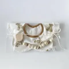 出産祝い　ギフトセット　男の子　女の子　くま　ブラウン　スタイ