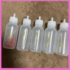 ⭐️ラスト1点❣️⭐️ニードルボトル 30ml 5個セット針つき　スポイトボトル