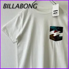 【新品・未使用】 BILLABONG ビラボン ロゴ 胸ポケット Tシャツ
