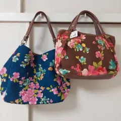 花柄バッグ　2点セット
