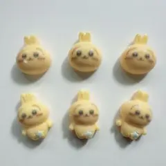 うさぎ ちいかわ デコレーションパーツ デコパーツ 6コセット