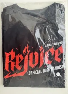 【ヒゲダン/official髭男dism】Rejoice Tシャツ ブラックL