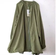 秋色❋薄手スタディオクリップ新品5940円撥水コンパクトジャケットゆったり