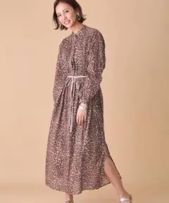 ヌキテパ レオパード柄ワンピース