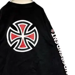 INDEPENDENT インディペンデント ロンT アイアンクロス ブラック L