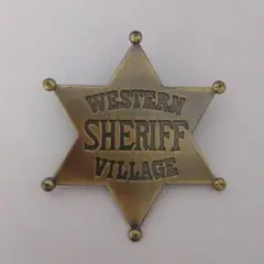 WESTERN SHERIFF VILLAGE ウエスタン村 シェリフバッジ