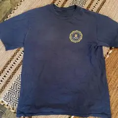90s 00sアメカジ　Tシャツ　ロゴT ヴィンテージ　ネイビー