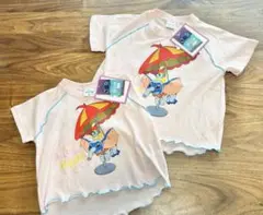 【新品未使用】バースデイ スティッチ ダンボ 半袖 Tシャツ 100 80