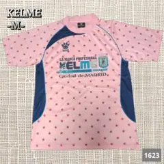 A-1623〈KELME〉 ピンク 星柄 サッカーシャツ Mサイズ