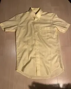 【美品】ユニクロ 半袖ボタンダウンシャツ Lサイズ相当