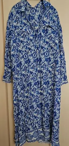 ZARA ひざ丈ワンピース XL ベルト付き
