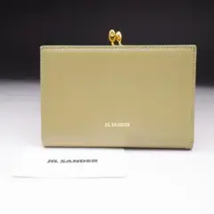【新品未使用u0026限定品】ジルサンダー 2つ折り財布 がま口 jil sander