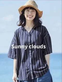 美品☺︎サニークラウズｆｅａｔ.Ｓｈｕｔｔｌｅ Ｎｏｔｅｓベースボールシャツ【Ｌ】