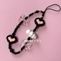 StringTing Heartbreaker pink Black ①