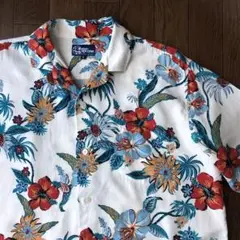 【美品】メンズL reyn spooner レインスプーナー 半袖アロハシャツ