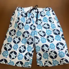 （美品）サーフパンツ 130サイズ ホワイト・ブルー