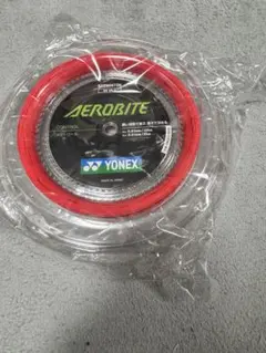 YONEX エアロバイト　200mロール レッドホワイト YONEX ヨネックス バドミントンガット・ストリング AEROBITE