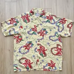 セール美品・PARADISE FOUND風 花柄アロハシャツ／Lサイズ