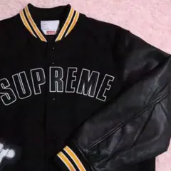 美品 シュプリーム スタジャン 18AW Bone Varsity Jacket