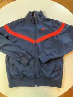 Nike ジップアップ トレーナー ネイビー/レッド