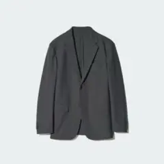ユニクロ 感動ジャケット ダークグレー M