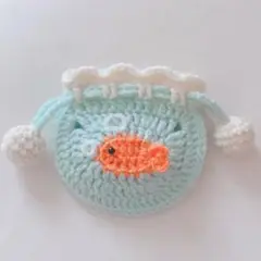 巾着袋：金魚鉢②