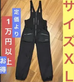 ノマディック ビブパンツ NOMADIK BIBPANTS size XL 黒 ノマディック NOMADIK GLITCH BIB PANTS メンズ ビブパンツ