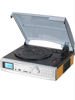 オーム電機 AM/FMラジオ付マルチレコードプレーヤーシステムRDP-B300N