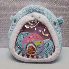 【売り尽くしセール】ショルダーポーチ 推し活ポシェット サメ ぬい活 かわいい