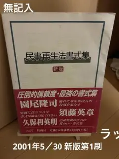 【レア】民事再生法書式集