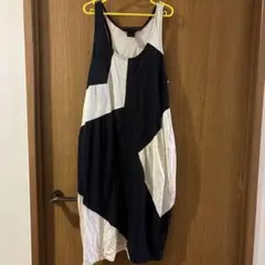 MARC BY MARC JACOBS ノースリーブワンピース M 黒/白