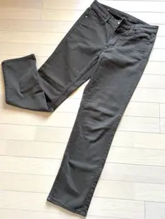 Mrs.Jeanna.GOLDダークブラウンストレートパンツ