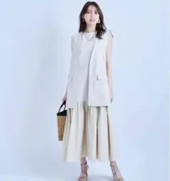 マイストラーダ　ジレ　ベスト　ワンピース　セット　38