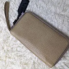 acne studios 長財布 ラウンドファスナー レザー