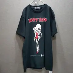 【良品】BETTY BOOP ベティーブープ Tシャツ Lサイズ ブラック 黒