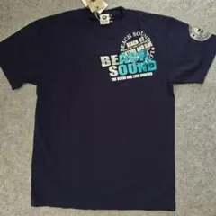 新品・タグ付き Beach Sound ネイビー Tシャツ M