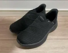 SKECHERS BOBS Slip-ins ブラック ワイドフィット25cm