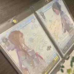 ヴァイスシュヴァルツ SAO 再会の時 アスナ SP サイン新裁断　PSA9 カードリスト ｜ ヴァイスシュヴァルツ｜Weiβ Schwarz