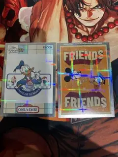 ドナルドダック 90周年プレミアムコレクションカード シリアル 2枚
