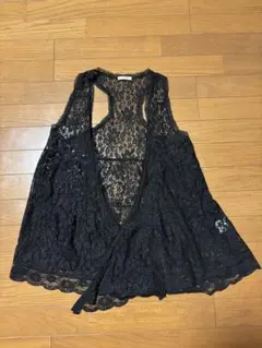 COLZA コルザ レーストップス ブラック Lサイズ ノースリーブ