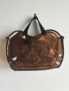 yoccoh. ★ 定番十人十色pvcbag ブラウン